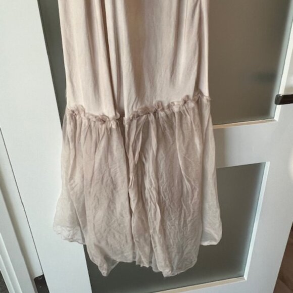 Long Slip Dresses with Organza bottom by designer, Robin Kaplan, Size S - Picture 5 of 13